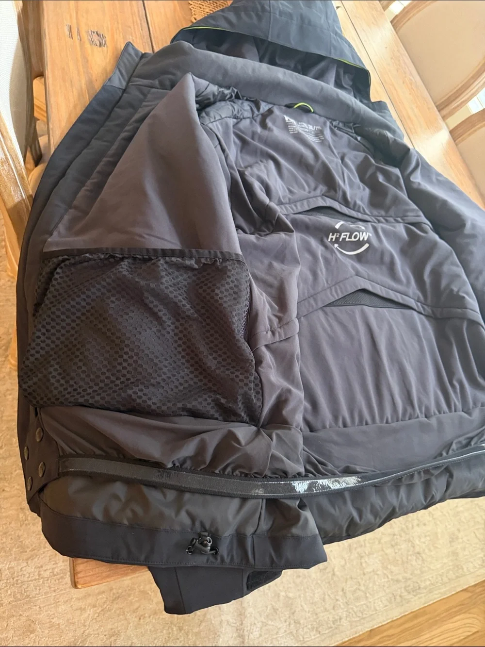 HELLY HANSON ALPHA 3.0 VESTA HI FLOW PERFORMANCE JACKET BLACK RET $489 PRIMALOFT